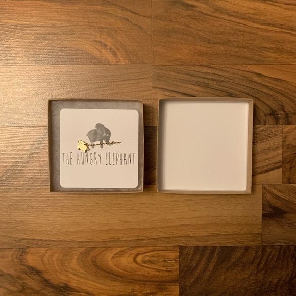 The Hungry Elephant Pig Charm Necklace - Picture 2 of 4